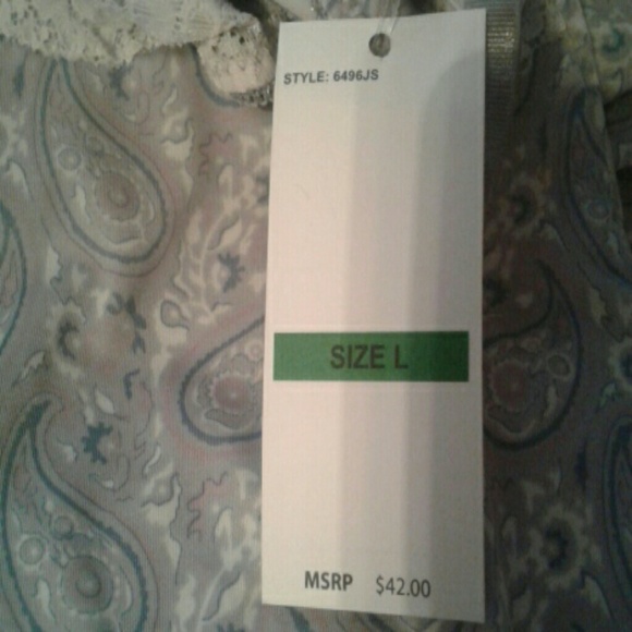 Jessica Simpson Cami pajama set Women's Large NWT - Picture 5 of 6